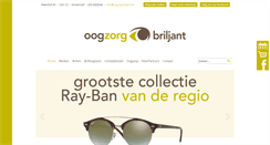 Desktop Screenshot of oogzorg-briljant.nl